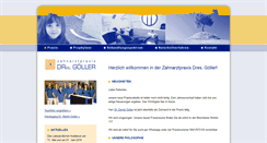 Desktop Screenshot of dr-goeller.de
